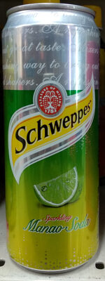 Schweppes Sparkling Manao Soda 330 ml