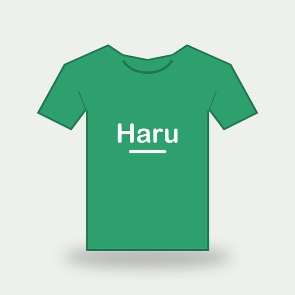 เสื้อยืด Haru (เขียว / S)