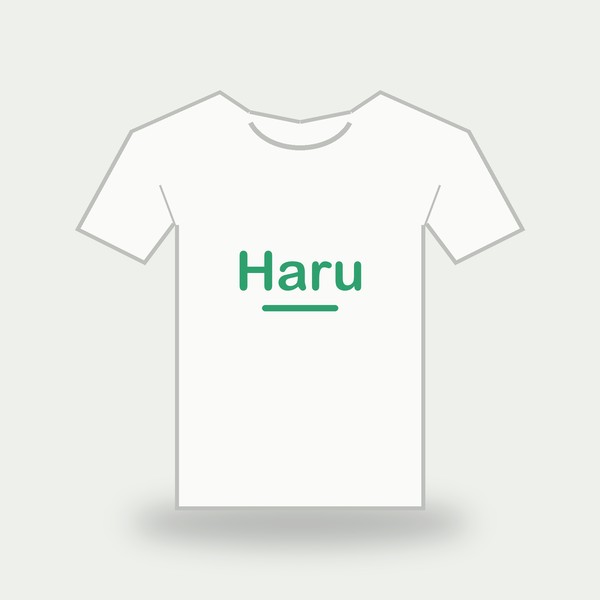 เสื้อยืด Haru (ขาว / S)